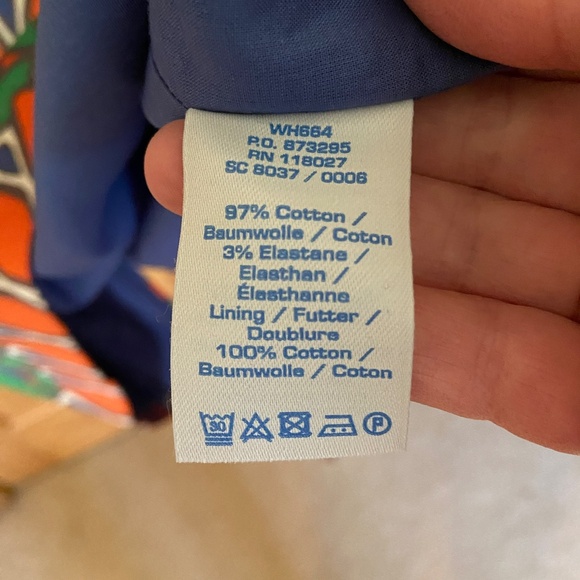 Boden colourful midi dress (US 8L / UK 12L) - Picture 7 of 8